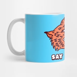 Funny Awkward Face - Say What? Mug